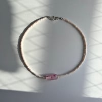 pink shell necklace