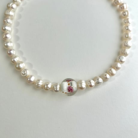 flower point necklace