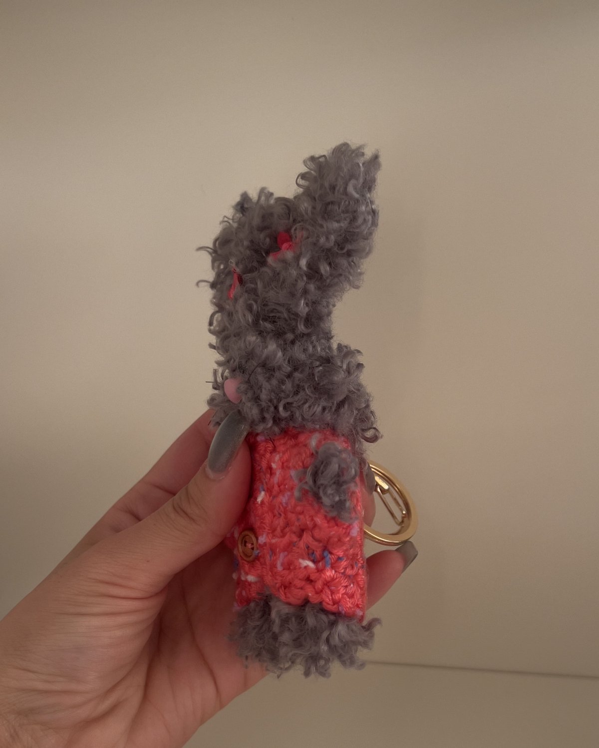 니트 토끼 키링 Knit Rabbit key ring | RRR atelier