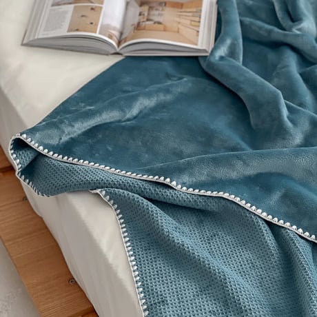 blanket-03048　Color Waffle Reversible Blanket 200×150