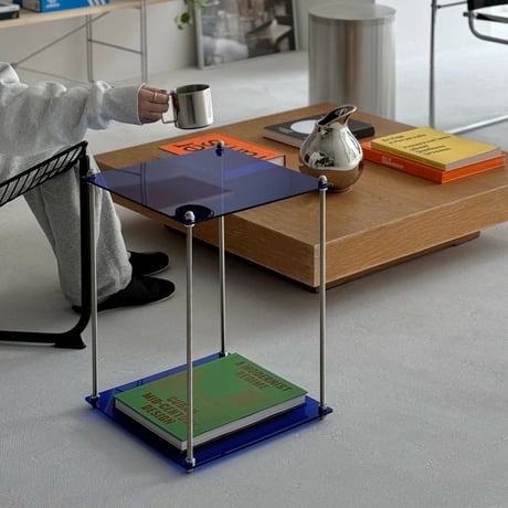 rack-03092　Color Acrylic Square Type Module Shelf