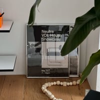 poster-03106　Neutra VDL Studio And Residences Silver Frame Art Poster 50×40