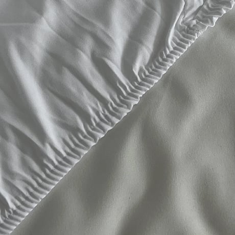 sheet-03013　Plain White Fitted Sheet Cover