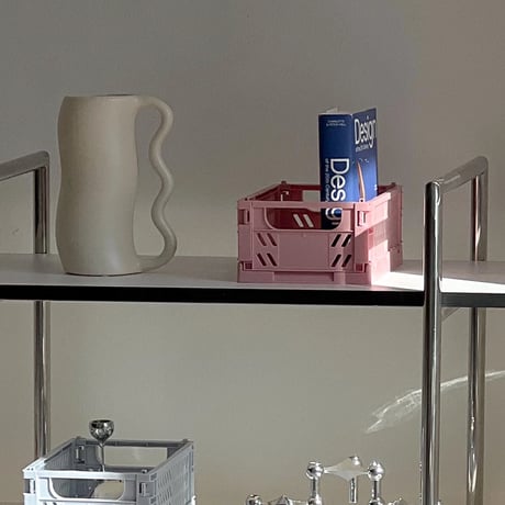 box-03043　Pale Color Crate Foldable Storage Box