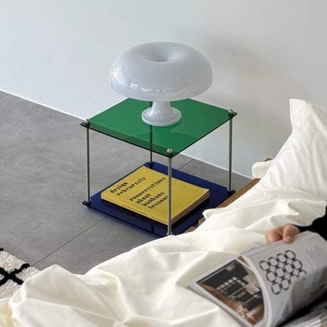 rack-03092　Color Acrylic Square Type Module Shelf