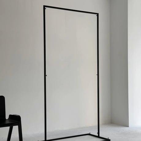 rack-03035　Black White Iron Hanger Rack H200×W100 Assembly Type