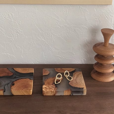 plate-03013　Wood Resin Plate Mats
