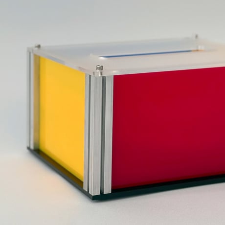 tissuebox-03089 Aluminum Frame Color Acrylic Tissuecase