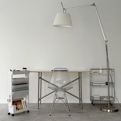 wagon-03027　Double Side Pocket Slim Wheeled Cart