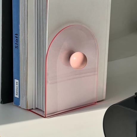 bookend-03021　Color Ball Acrylic Bookends
