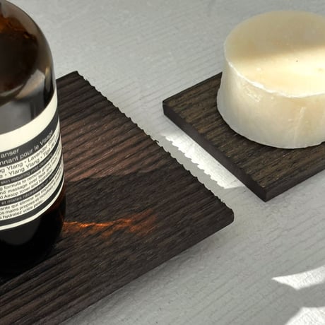 plate-03087　Ditch Wood Plate Tray Set
