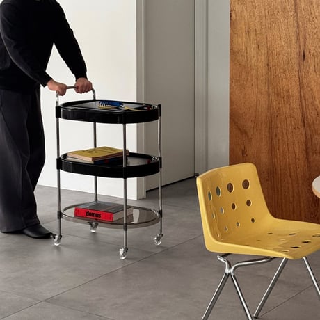 wagon-03040　Clear 3-Tier Oval Wagon
