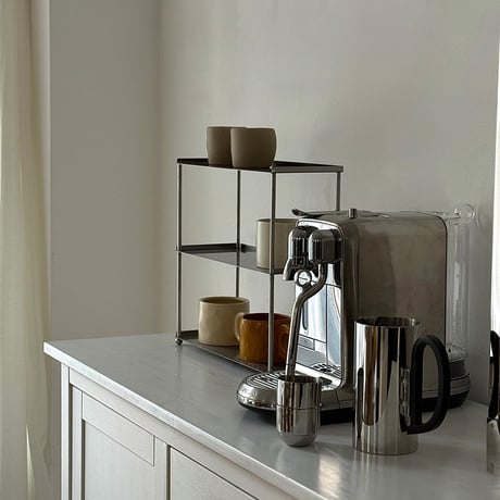 rack-03116　Stainless Steel Hairline Finish 3 Tier Ball Stand Display Rack