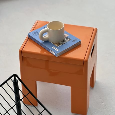 table-03169　Square Side Table With Storage