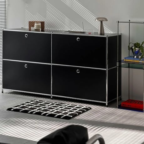 mat-03089　Grid Design Rug 50×80