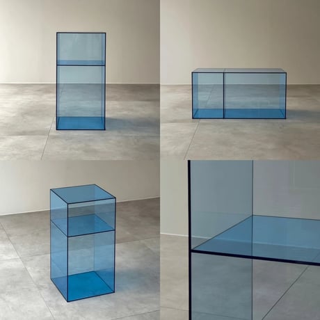 rack-03096　Color Acrylic Display Rack Side Table