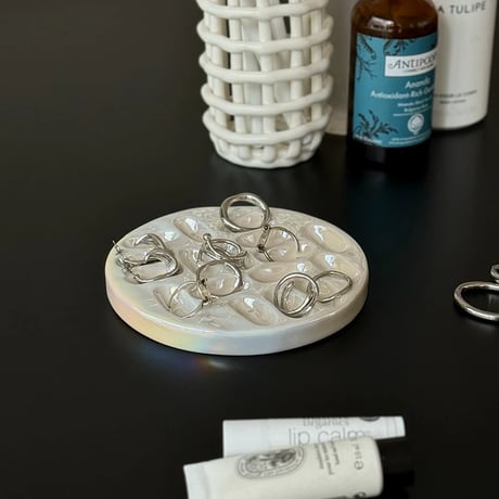 plate-03114　Ceramic Ring Holder B Accessory Tray