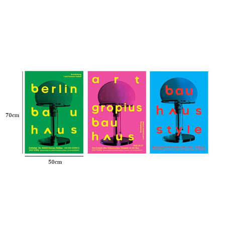 poster-03129　BAUHAUS WG24 Silver Frame Poster 70×50