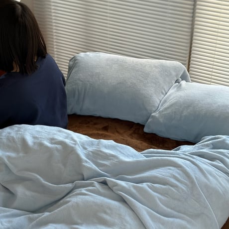 beddingsets-03135　Light Blue×Brown Warm Bedding Sets