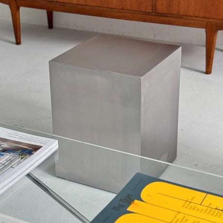 table-03166　Stainless Steel Square Side Table Stool