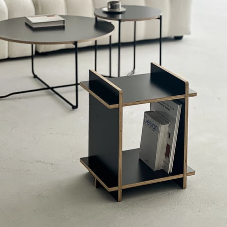 rack-03052　2Tier Plywood Stand Open Shelf