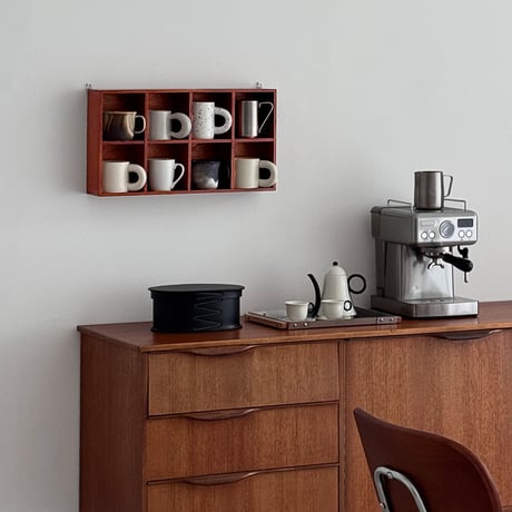 wallrack-03059　Natural Wood Wall Shelf 52×28cm