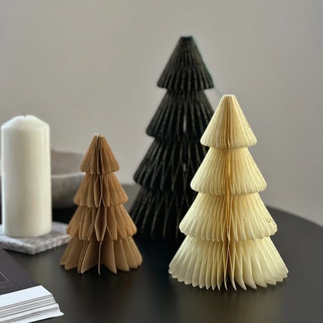 tree-03003　3Color Craft Accordion Paper Tree