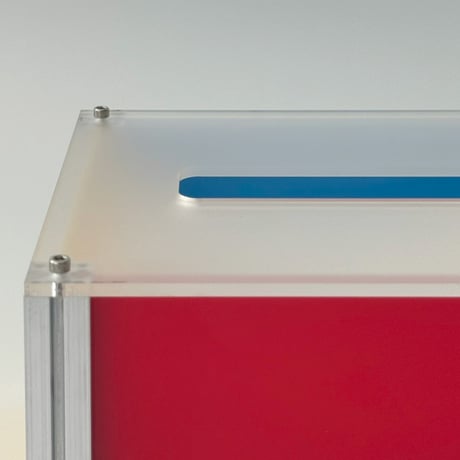 tissuebox-03089 Aluminum Frame Color Acrylic Tissuecase