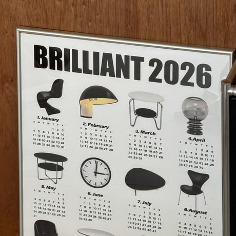 poster-03147　BRILLIANT 2026 Calendar 70×50