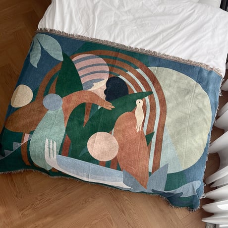 bedthrow-03004　Calm Forest Blanket