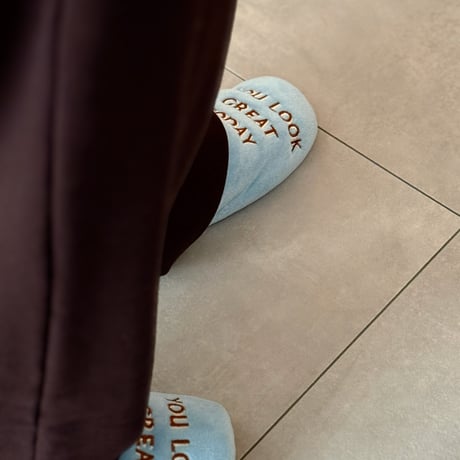 slipper-03010　YOU LOOK GREAT TODAY Room Shoes Slippers