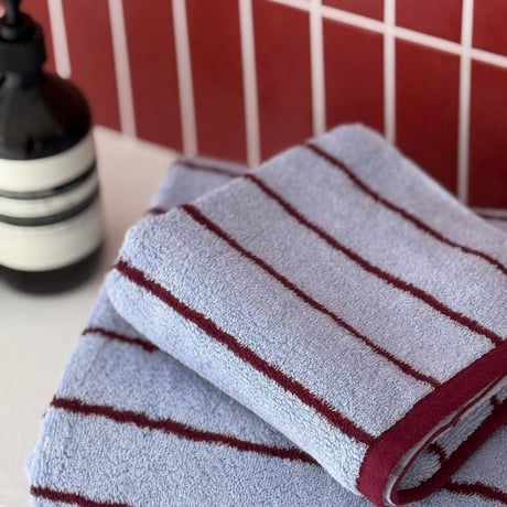 towel-03033　Coloring Stripe Face Towel Bath Towel
