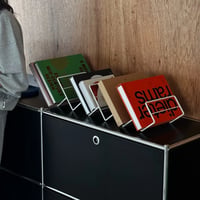 magazinerack-03041　2 Way Wire Magazine Shelf White