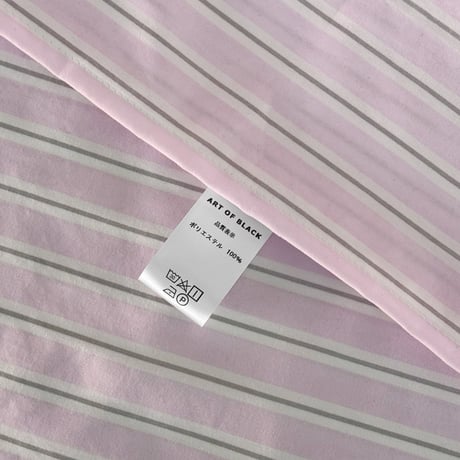 beddingsets-0315　navy×pink Stripe Bedding Set  のコピー