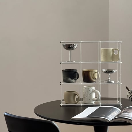 rack-03121　3-tier cup shelf H40cm