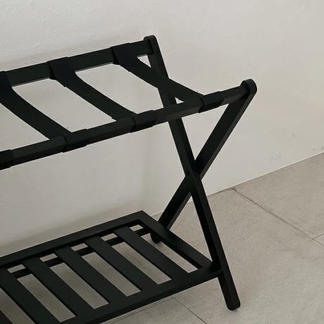 rack-03021　Black Folding Luggage Rack