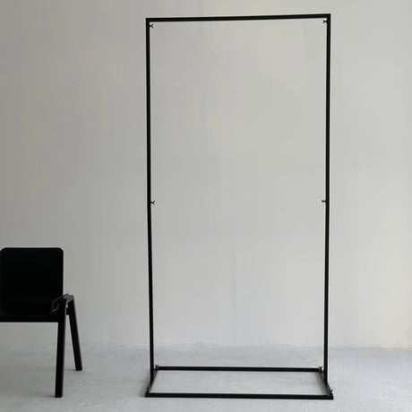 rack-03035　Black White Iron Hanger Rack H200×W100 Assembly Type