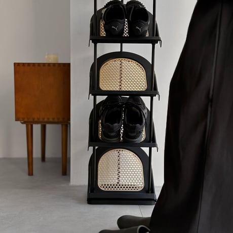 rack-03117　Rattan Shoes  Rack