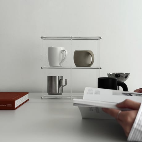 rack-03120　2-tier Cup Shelf H27cm