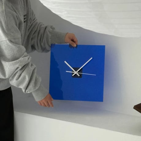 clock-03095　Color Acrylic Square Table Clock