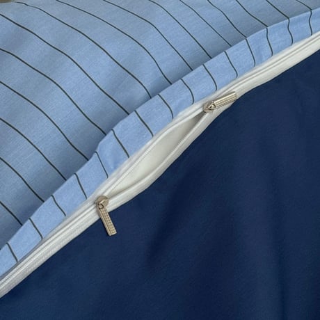 beddingsets-03097　Light Blue Pin Stripe Bedding Sets