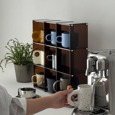 rack-03121　3-tier cup shelf H40cm