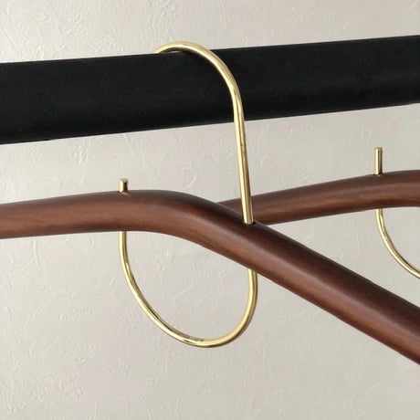 wall-03061　C Curve Wood Hanger
