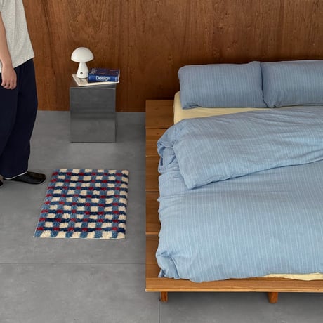 beddingsets-03158　Light blue×Yellow Stripe Duvet Cover Set