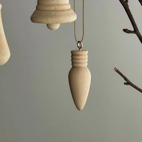 ornaments-03001　Natural Wood Christmas Ornament Tree Decoration