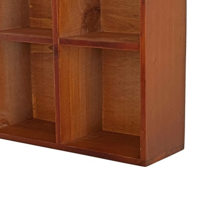 wallrack-03059　Natural Wood Wall Shelf 52×28cm