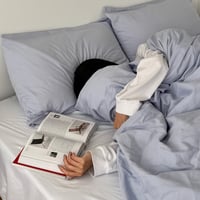 beddingsets-03163　Light Blue×White Bedding Sets