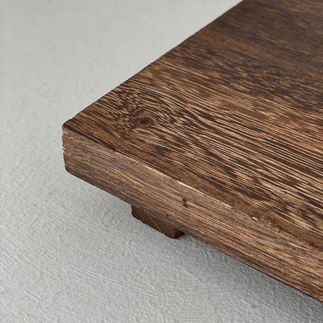 tray-03132　Legged Square Wooden Tray