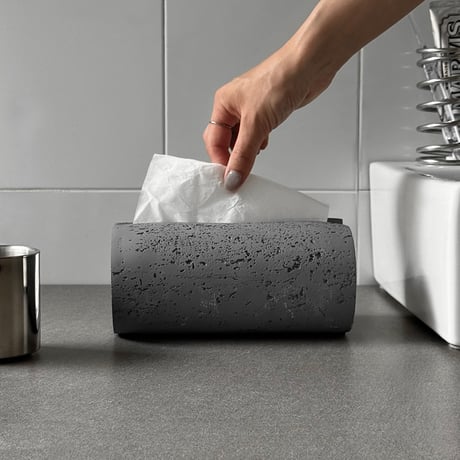tissuebox-03093　Stone Design Tissue Case