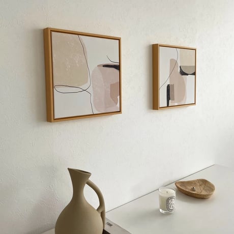 poster-03010　Rougir Art Poster Framed 30×30
